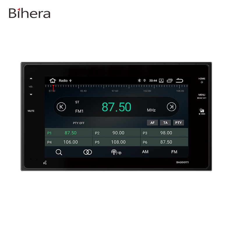 BIHERA Best Car Audio System For Toyota Hilux 2018 Car with Apple Carplay and Android Auto