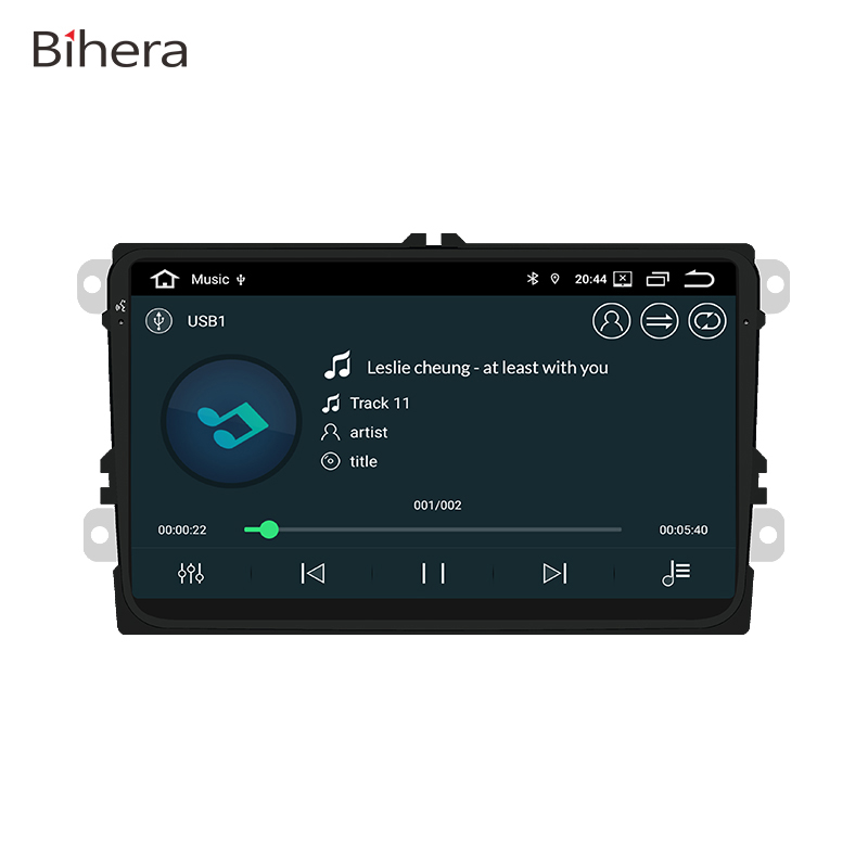 BIHERA Best OEM Design Android Auto Head Unit Car Stereo Radio For Universal Volkswagen